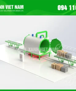 Lò nung than hiện đại dành cho cơ sở sản xuất