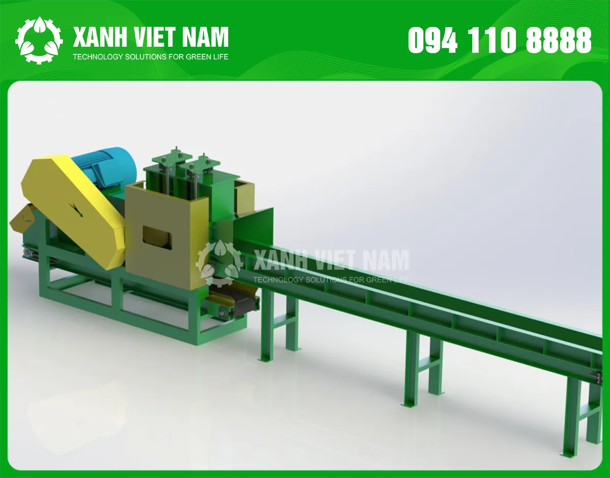 Phương án thiết kế tổng thể máy nghiền gỗ cho nhà xưởng