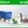 Tư vấn thiết kế máy phun viên nén lên container